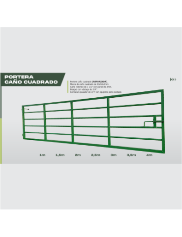 PORTERA CAÑO CUADRADO 2