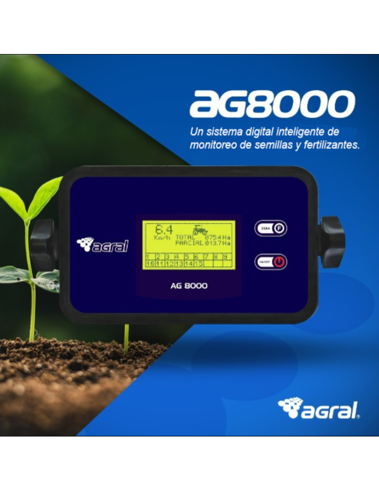 Monitor de Siembra - Agral 8000