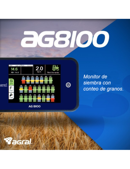 Monitor de Siembra - Agral 8100