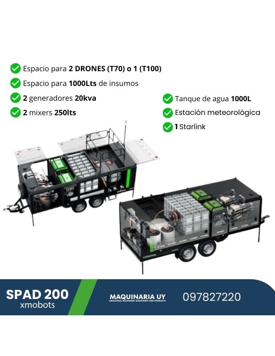 Carro / DRON DJI T100 - SPAD200