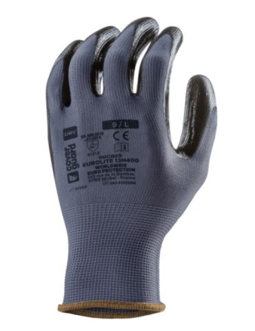 Guante Poliester palma nitrilo 13N400