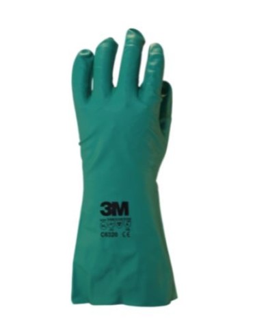 Guante de Nitrilo Verde Talle 9 C6320 33cm