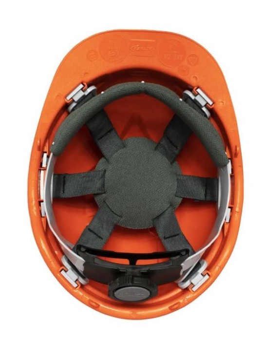 Casco Activex Naranja / Treck con arnés simple