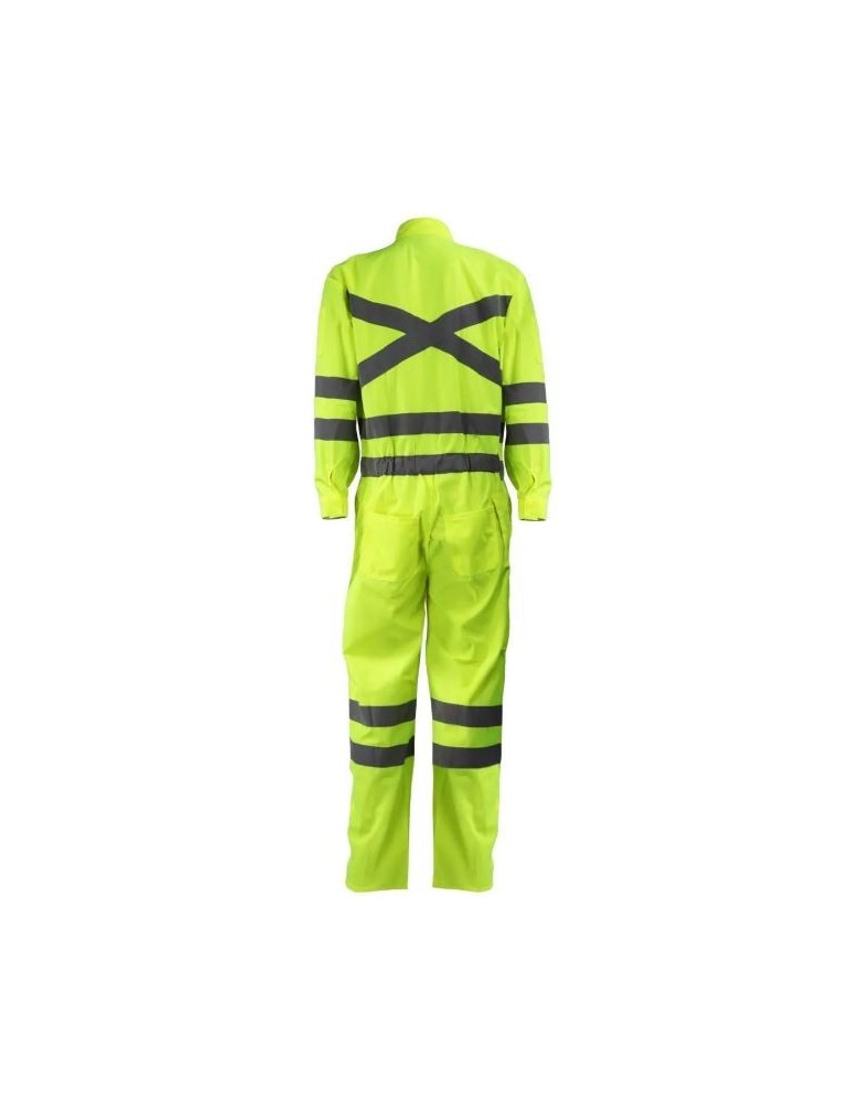 Overol Verde Fluor Cinta 360 Norma Vial