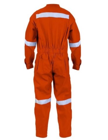 Overol Piloto Poplin Naranja 2