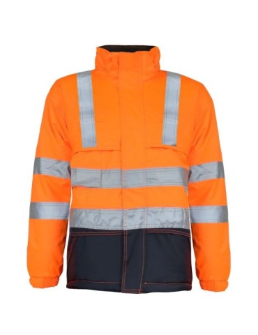 Parka Térmica Alpine Naranja/Azul