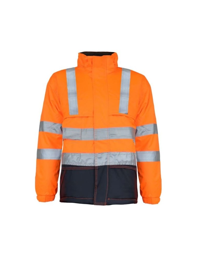 Parka Térmica Alpine Naranja/Azul