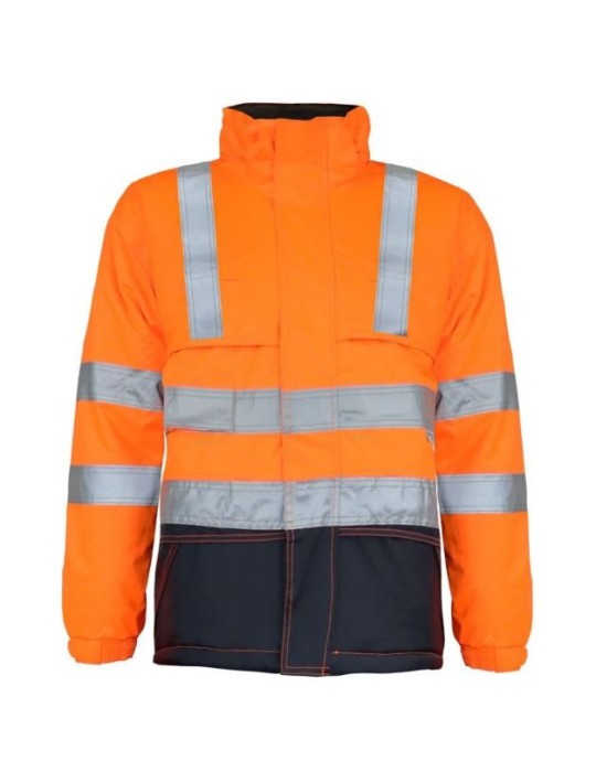 Parka Térmica Alpine Naranja/Azul
