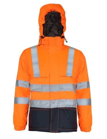 Parka Térmica Alpine Naranja/Azul 2