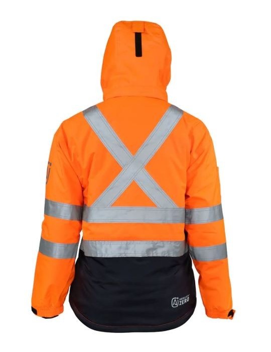 Parka Térmica Alpine Naranja/Azul