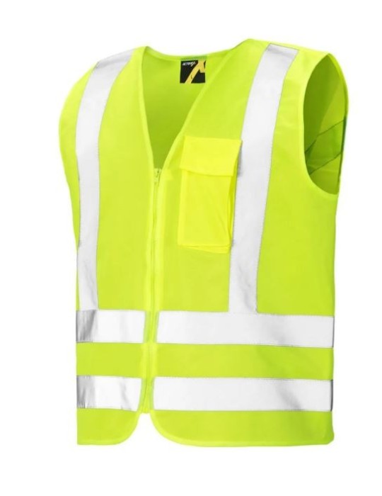 Chaleco Reflectante Amarillo Con Cierre