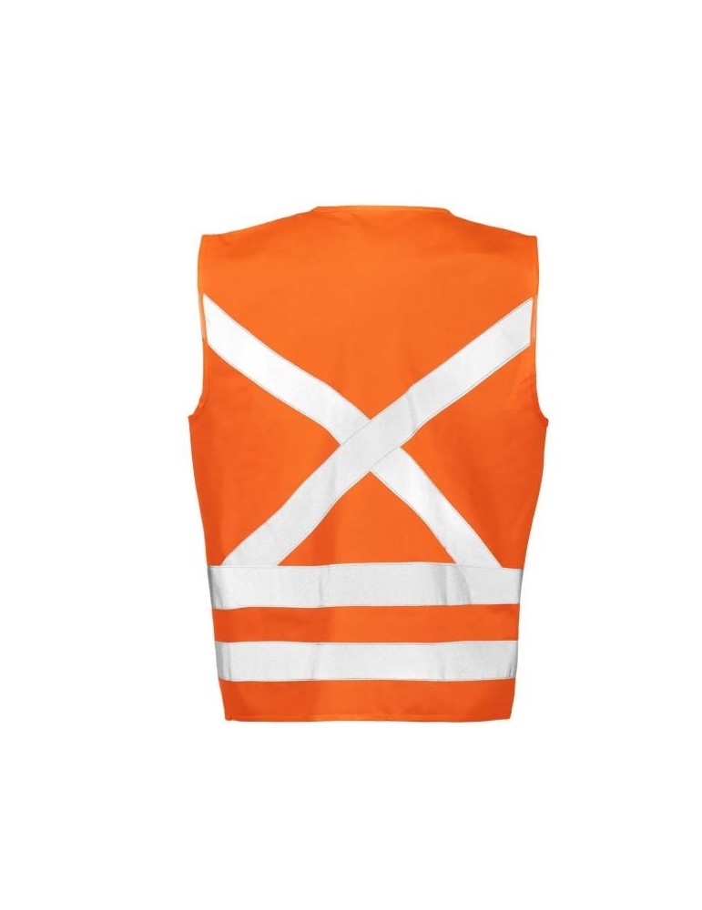 Chaleco Reflectante Naranja Con Cierre